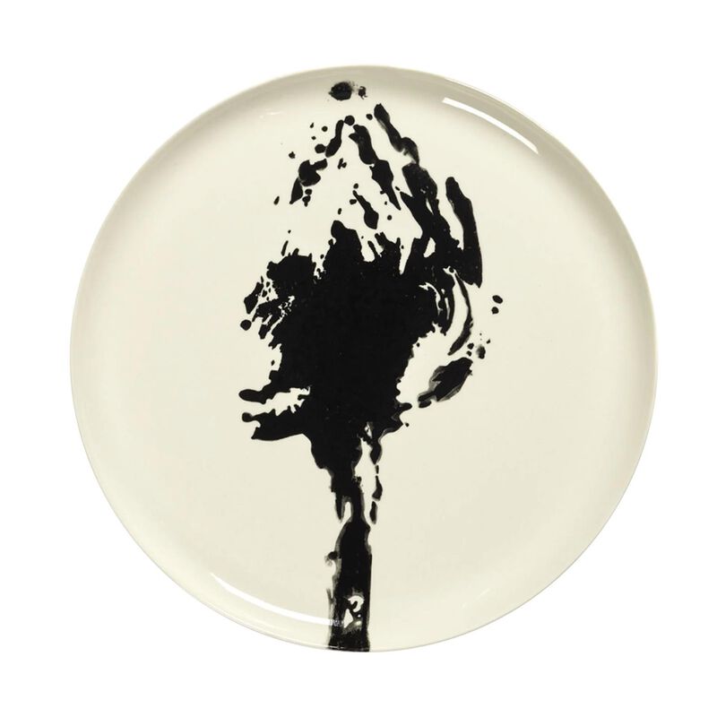 Ottolenghi Feast Serving Plate White Artichoke Black image number 0
